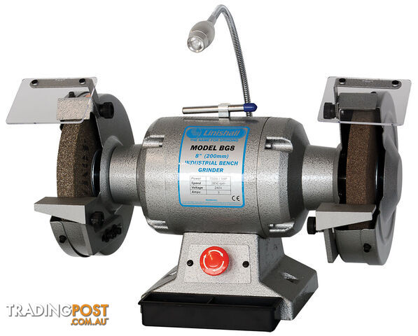 Heavy Duty Bench Grinder 200mm Linishall Model BG8