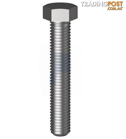 Plain Finish Hex Bolt Class 10.9 Metric Hobson