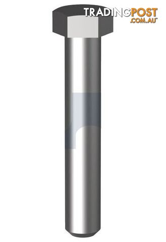 316 Stainless Finish Hex Bolt Blank Metric Hobson