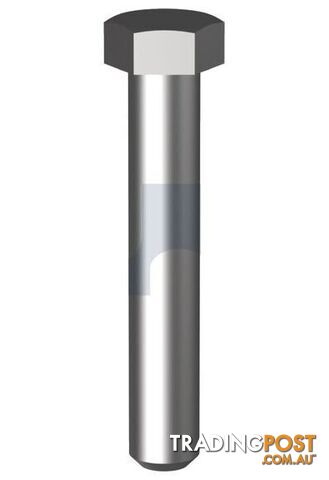 316 Stainless Finish Hex Bolt Blank Metric Hobson