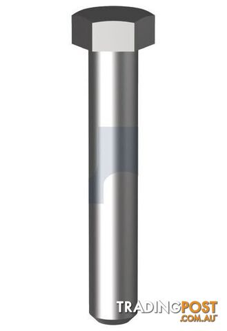 316 Stainless Finish Hex Bolt Blank Metric Hobson