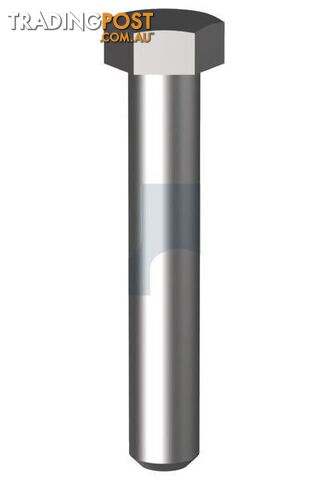 316 Stainless Finish Hex Bolt Blank Metric Hobson