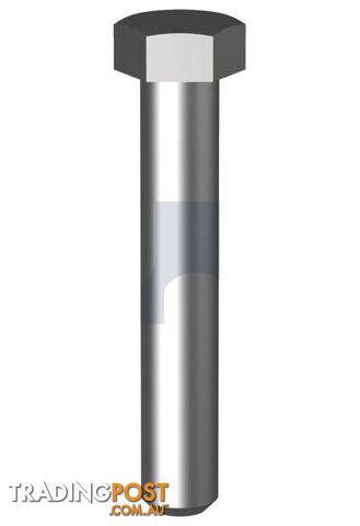 316 Stainless Finish Hex Bolt Blank Metric Hobson