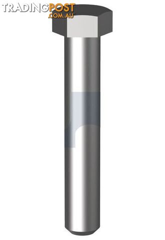 316 Stainless Finish Hex Bolt Blank Metric Hobson
