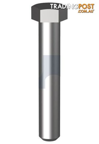 316 Stainless Finish Hex Bolt Blank Metric Hobson