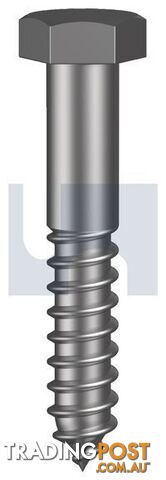 Zinc Plated Rohs Compliant Finish Hex Coach Screw Metric Class 4.6 Hobson