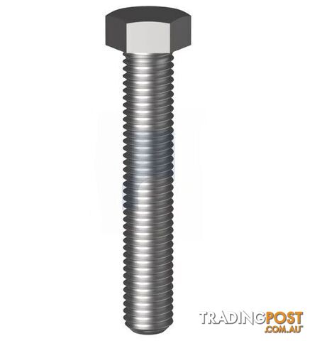 Hot Dip Galvanised Finish Hex Bolt Class 8.8 Metric Hobson