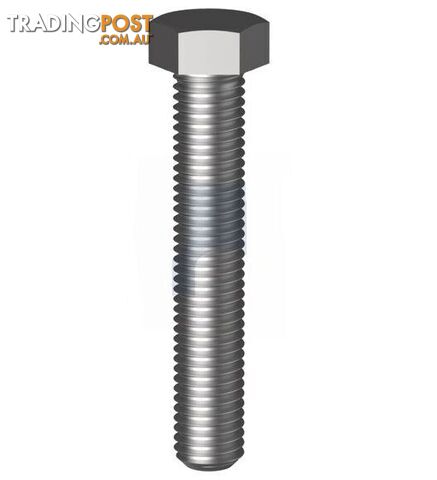 Hot Dip Galvanised Finish Hex Bolt Class 8.8 Metric Hobson