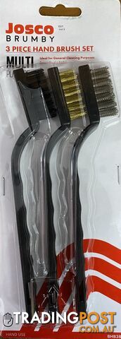 Hand Brush Kit 3 Piece Josco BHB3B
