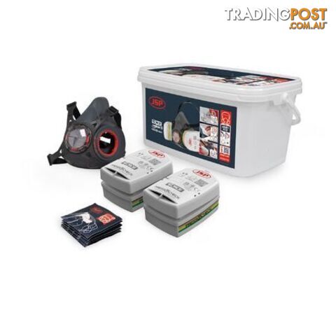 Force Typhoon 8 Half Mask Respirator Multi-Gas Kit With ABEK1P2 Filters...