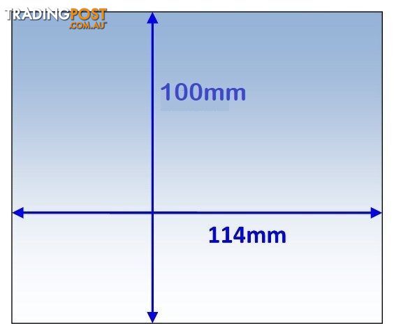 Clear Outer Lens 114 x 100 mm For Lincoln Viking 1740 Series KP3043-1 Pkt : 5