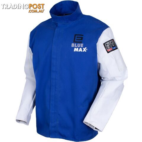 The Blue Max Proban Welders Jacket with Grain Leather Sleeves Elliotts...