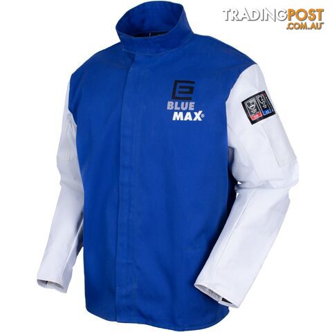 The Blue Max Proban Welders Jacket with Grain Leather Sleeves Elliotts...