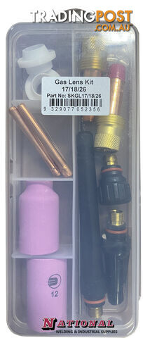 TIG Torch Standard Gas Lens Kit For 17/18/26 Torch Binzel SKGL17/18/26