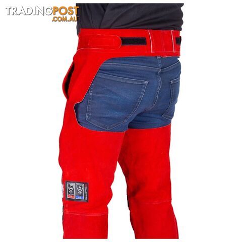 Big Red Welders Seatless Trousers Elliots BRWTSLSML Size small