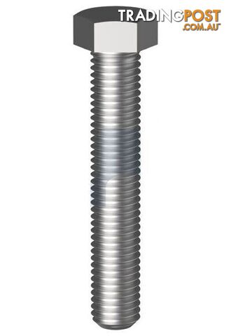 304 Stainless Finish Hex Set Screw Metric Hobson