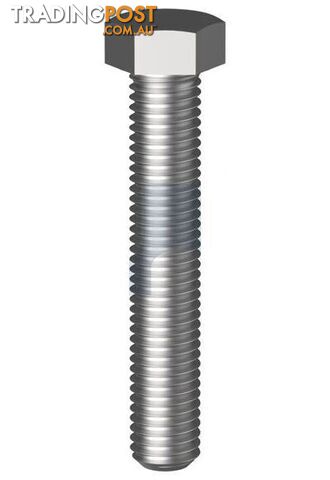 304 Stainless Finish Hex Set Screw Metric Hobson