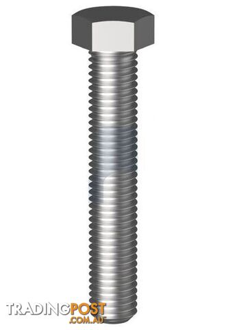 304 Stainless Finish Hex Set Screw Metric Hobson