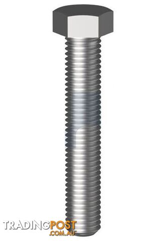 Hot Dip Galvanised Finish Hex Set Screw Class 4.6 Metric Hobson