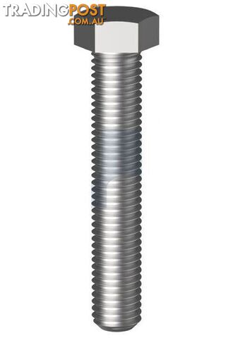 Hot Dip Galvanised Finish Hex Set Screw Class 4.6 Metric Hobson