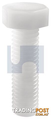 Nylon Natural Finish Hex Head Set Screw Imperial Hobson