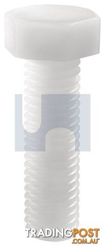 Nylon Natural Finish Hex Head Set Screw Imperial Hobson
