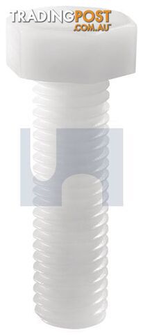 Nylon Natural Finish Hex Head Set Screw Imperial Hobson