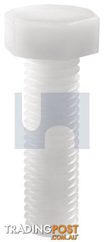 Nylon Natural Finish Hex Head Set Screw Imperial Hobson