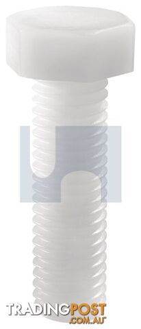 Nylon Natural Finish Hex Head Set Screw Imperial Hobson