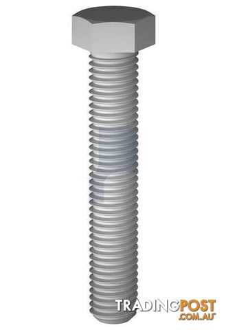 Zinc Flake Silver Finish Hex Set Screw Class 8.8 Metric Hobson
