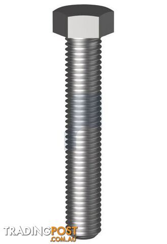 Zinc Plated (RoHS Compliant) Finish Hex Set Screw Class 8.8 Metric Hobson
