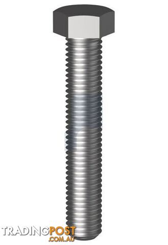 Zinc Plated (RoHS Compliant) Finish Hex Set Screw Class 8.8 Metric Hobson
