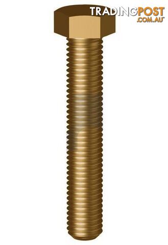 Brass Finish Hex Set Screw Metric Hobson