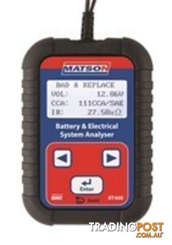 Digital Battery And System Tester Matson BT400