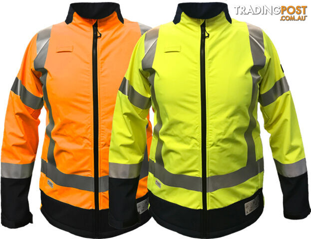 Hi Vis Flame Retardant & Anti-static Softshell Jacket BW2300T8