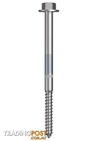 M16X250mm Hot Dip Galvanised Finish Hex Washer Head Pole Step Timb Metric Hobson...