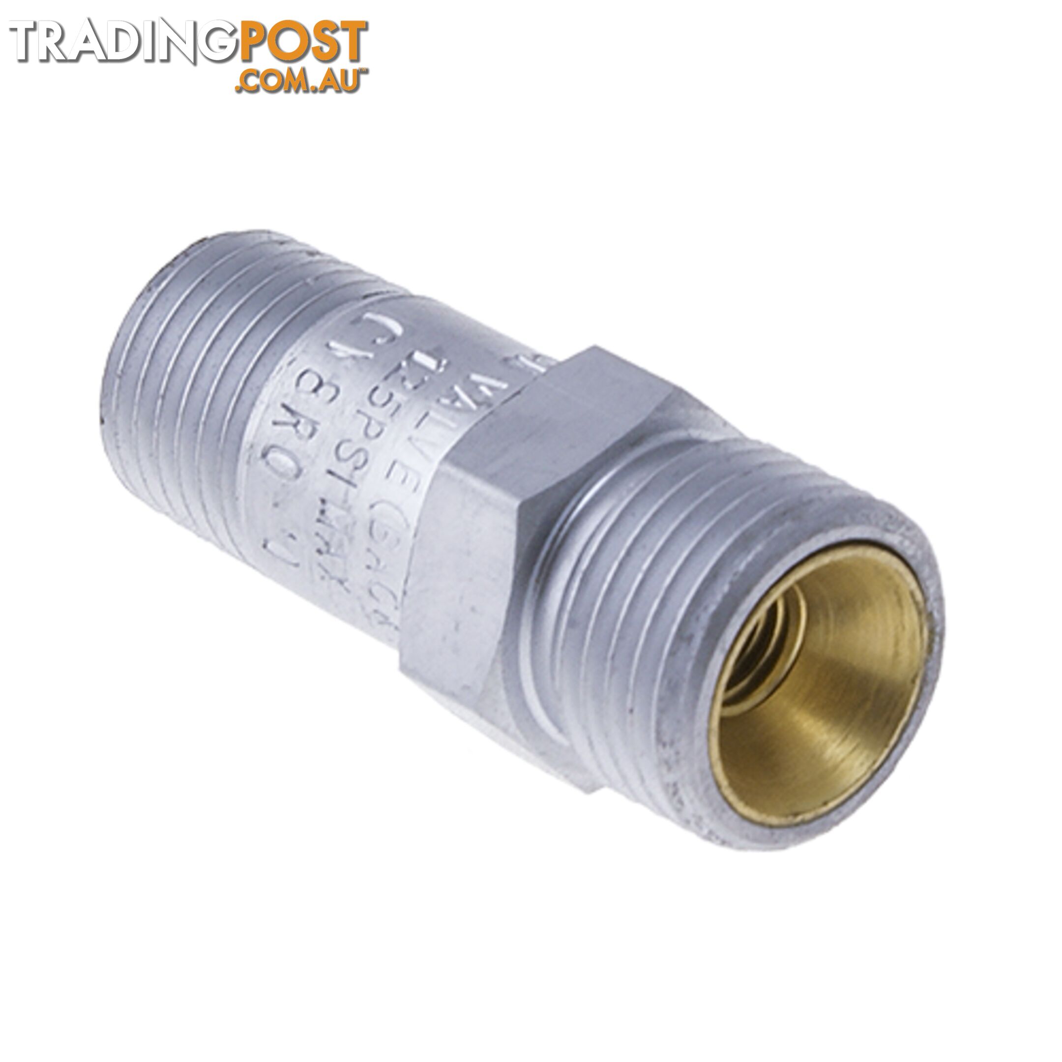 Check Valve 1/4 NPT Brass For Gentec RCGRCD04 Regulator Tesuco SPRGCCV