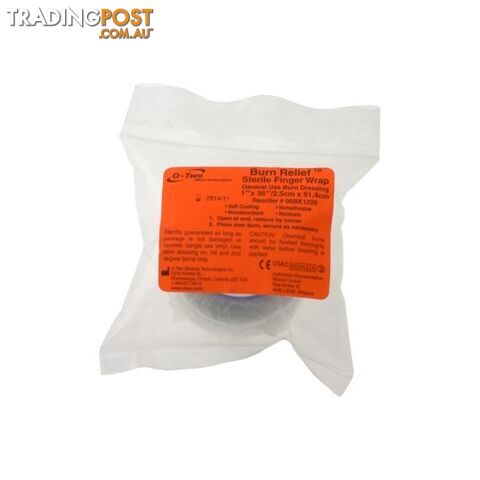 Burn Relief Roll Finger Wrap 2.5cm x 91.4cm