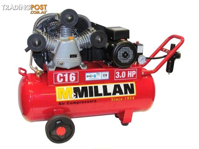 Air Compressor C-Series 240V 3.0HP Mcmillan C16