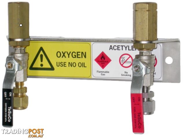 Point Valve Twin Oxygen T10, Acetylene T20