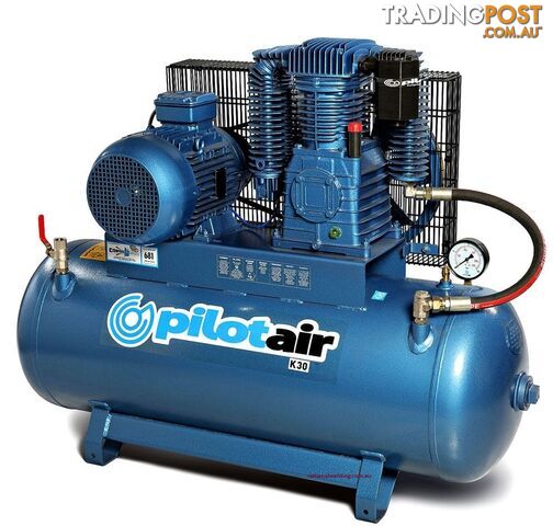 Reciprocating Air Compressor 415V/ 5.5 KW/ 200 L Rec./ 681 L/min FAD K30
