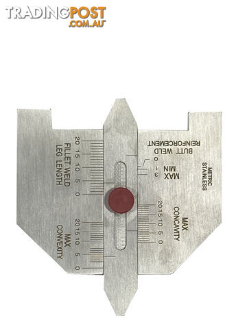 Automatic Weld Size Gauge 2.5" x 3" CAT6
