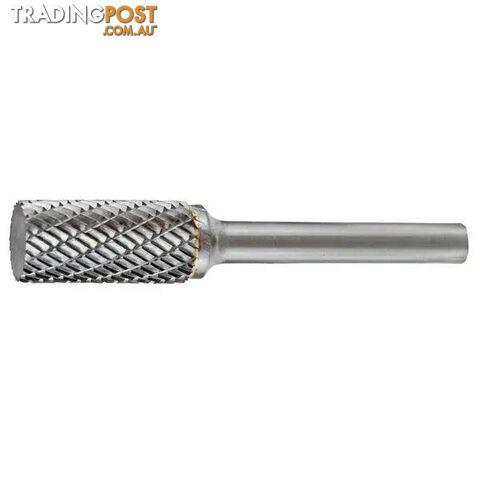 Carbide Burr Cylindrical Square End 3/16" X 5/8" Head 1/4" Shank DC Holemaker...