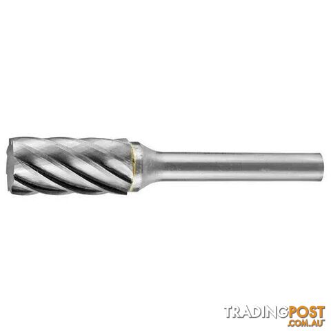 Carbide Burr Aluminium Cylindrical Square End 3/8'' X 3/4" Head 1/4" Shank AC...
