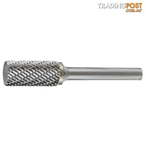 Carbide Burr Cylindrical Square End 7/16" X 1" Head 1/4" Shank DC Holemaker...