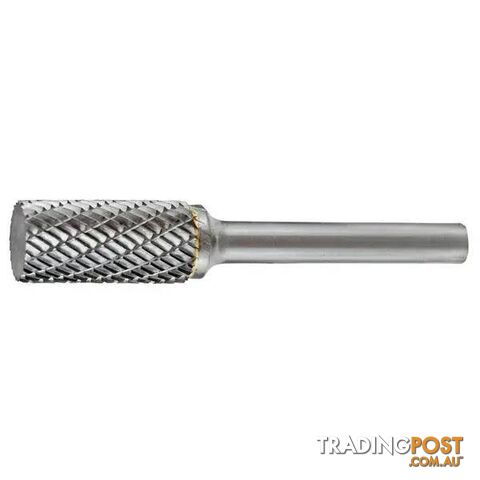 Carbide Burr Cylindrical Square End 1/4" X 1/2" Head 1/8" Shank DC Holemaker...