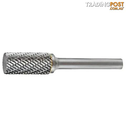 Carbide Burr Cylindrical Square End 3/4" X 1" Head 1/4" Shank Holemaker DC...