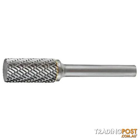 Carbide Burr Cylindrical Square End 1" X 1" Head 1/4" Shank DC Holemaker CB-SA9