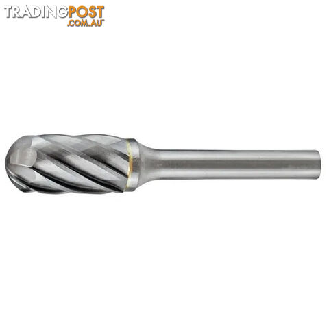 Carbide Burr Cylindrical Radius End 1/4" X 5/8" Head 1/4" Shank AC Holemaker...