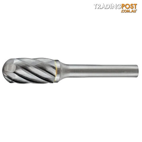Carbide Burr Cylindrical Radius End 5/8" X 1" Head 1/4" Shank AC Holemaker...